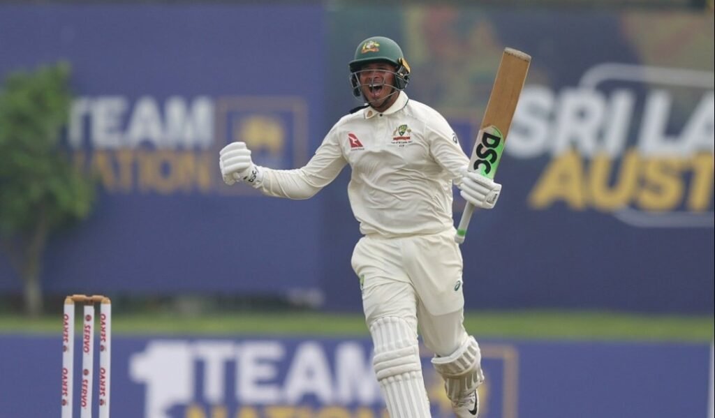 Usman Khawaja hits his maiden test double ton, usman khawaja hits double century, Sl vs Aus Live score updates