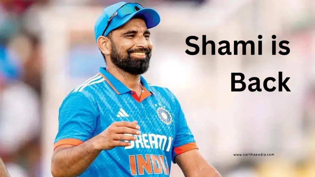 mohammed shami returns, mohammed shami, mohammed shami latest news, latest sports news, sports news in telugu