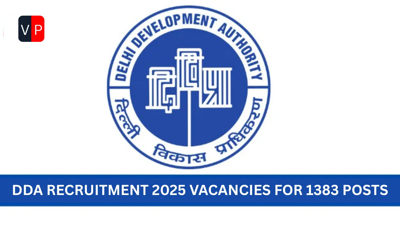 DDA Recruitment 2025